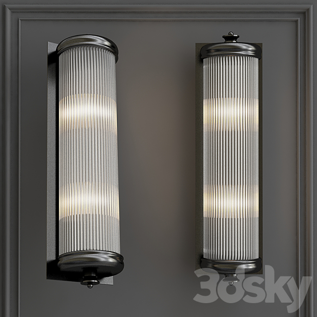 Wall lamp Glorious L Bronze 3ds Max - thumbnail 2