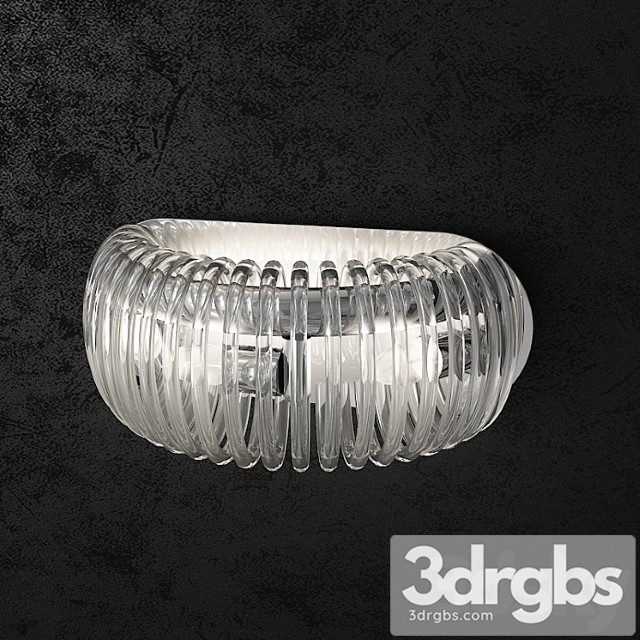 Wall lamp ideal lux quasar ap3 3dsmax Download - thumbnail 1