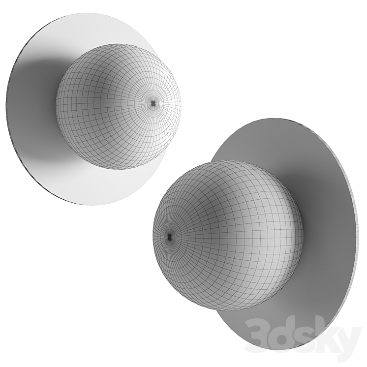 Wall lamp IMOGEN Wall 3DS Max - thumbnail 2