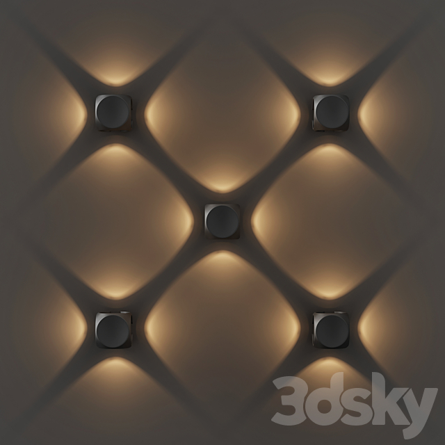 Wall lamp Maytoni Corso 3DS Max Model - thumbnail 3