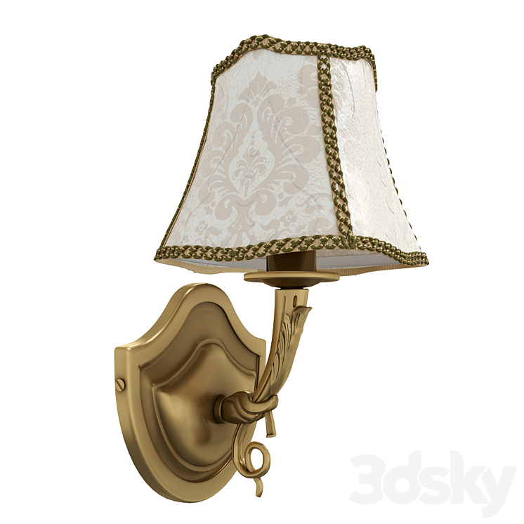 Wall lamp Migliore Complementi 3DS Max Model - thumbnail 1