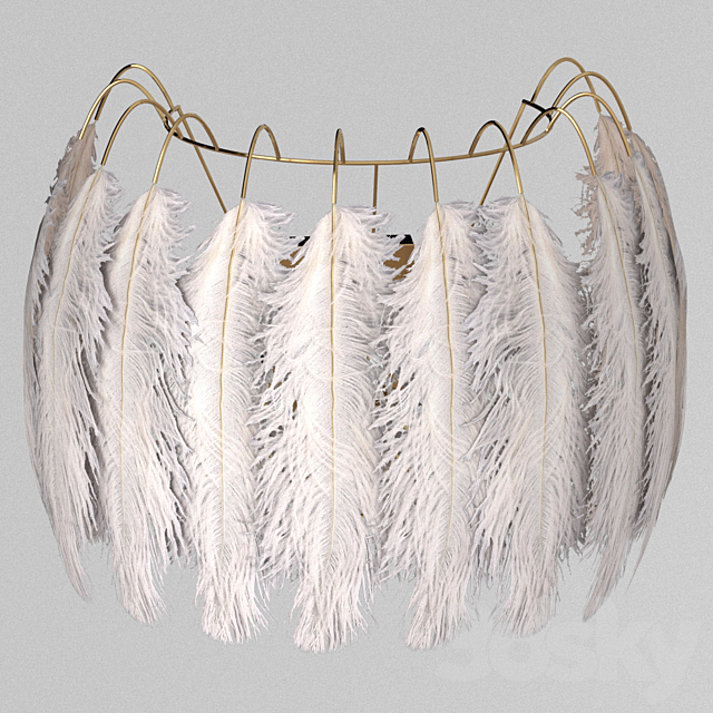 Wall lamp Mineheart FEATHER 3DSMax File - thumbnail 1