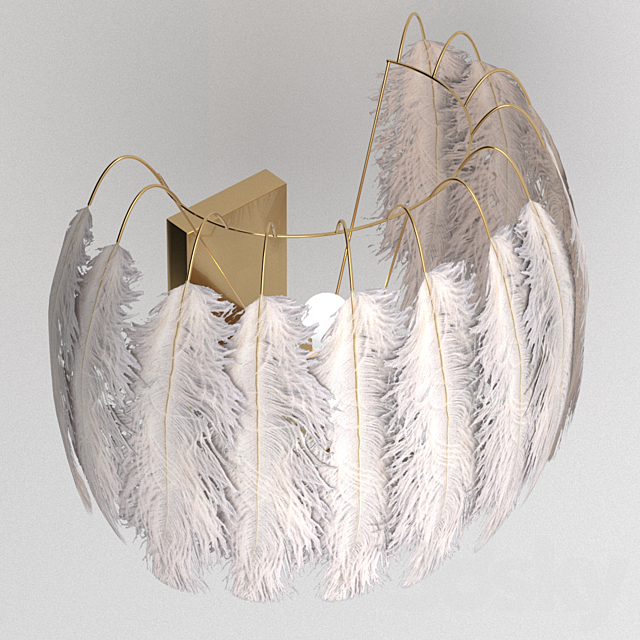 Wall lamp Mineheart FEATHER 3DSMax File - thumbnail 2