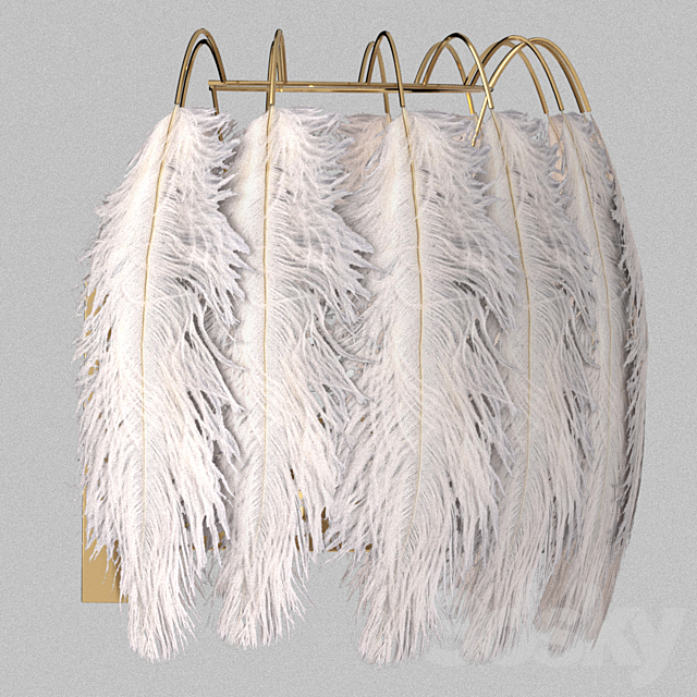 Wall lamp Mineheart FEATHER 3DSMax File - thumbnail 3