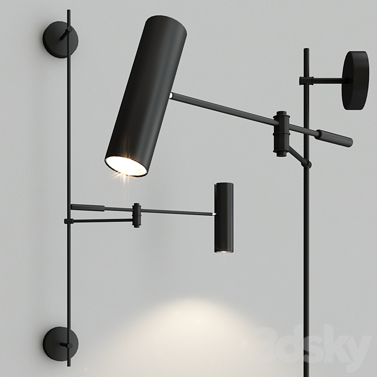 Wall lamp NB LIGHT 27305 3DS Max - thumbnail 2