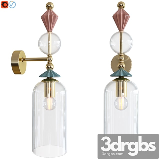 Wall lamp odeon light 4855 1wa bizet - thumbnail 1