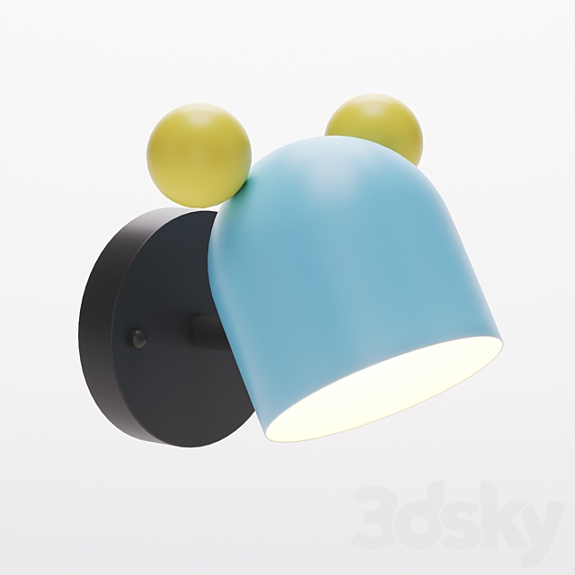 Wall lamp Odeon Light MICKEY 3DSMax File - thumbnail 1