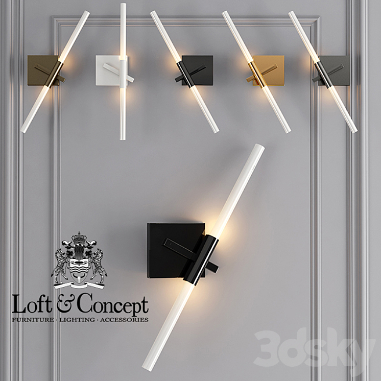 Wall lamp Roll and Hill Agnes Sconce 2 3DS Max - thumbnail 1