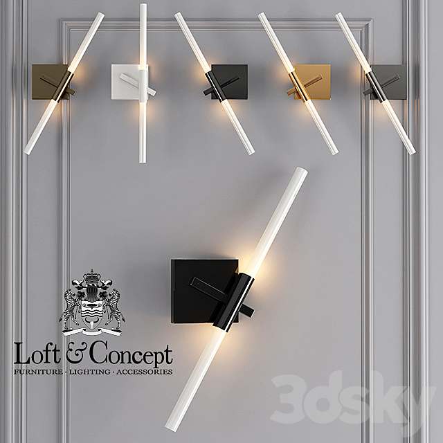 Wall lamp Roll and Hill Agnes Sconce 2 3DSMax File - thumbnail 1