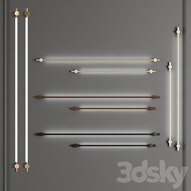 wall lamp set gj 3DSMax File - thumbnail 1