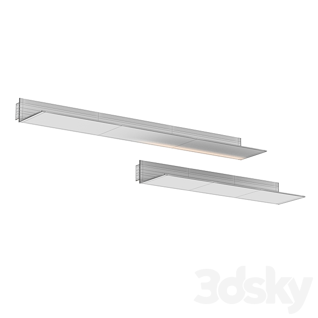 Wall lamp Shelf by Forstlight 3DSMax File - thumbnail 4