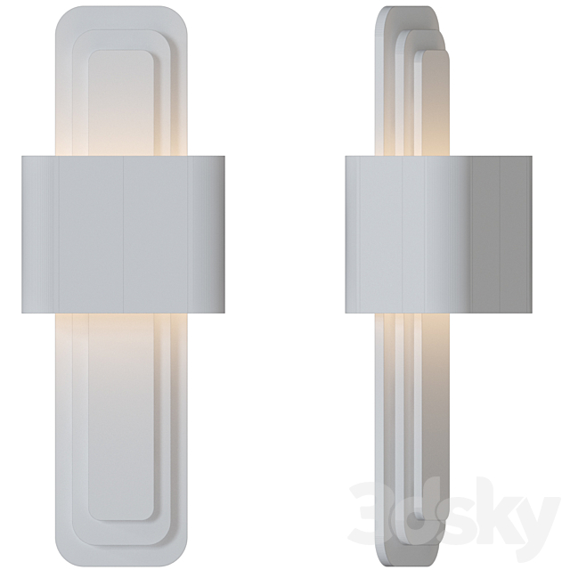 Wall lamp Sloane Corner Design 3DS Max Model - thumbnail 2