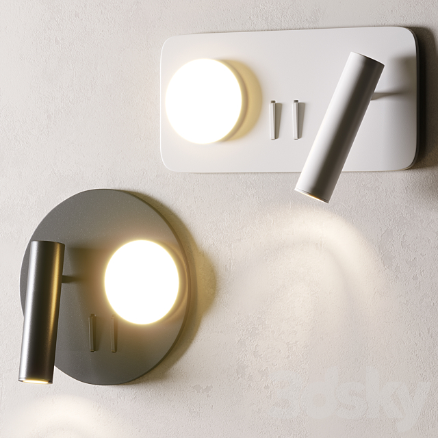 Wall lamp SNOTRA 3DS Max Model - thumbnail 2