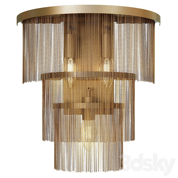 Wall Lamp Tissot by Eichholtz 3DS Max Model - thumbnail 2