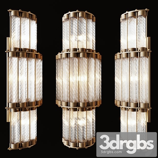 Wall lamp tiziano 3dsmax Download - thumbnail 1