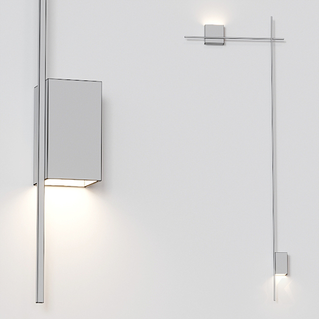 Wall lamp Vibia STRUCTURAL 2400×840 3DS Max Model - thumbnail 2