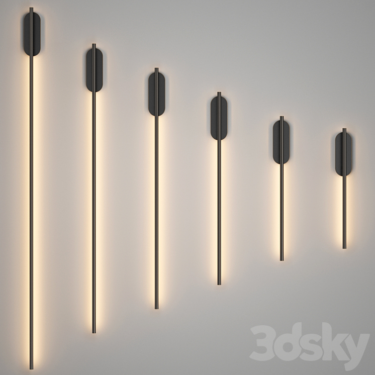 Wall lamp VIRGINIA Lampatron 3DS Max Model - thumbnail 2