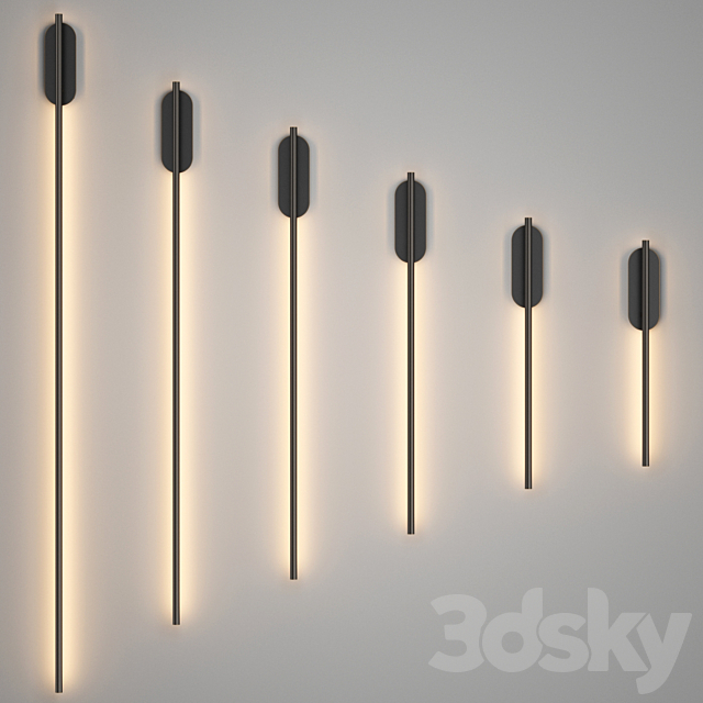 Wall lamp VIRGINIA Lampatron 3DS Max Model - thumbnail 2