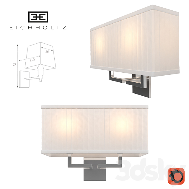 Wall Lamp Westbrook 3DSMax File - thumbnail 1