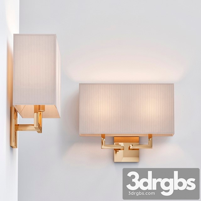 Wall lamp westbrook eichholtz 3dsmax Download - thumbnail 1