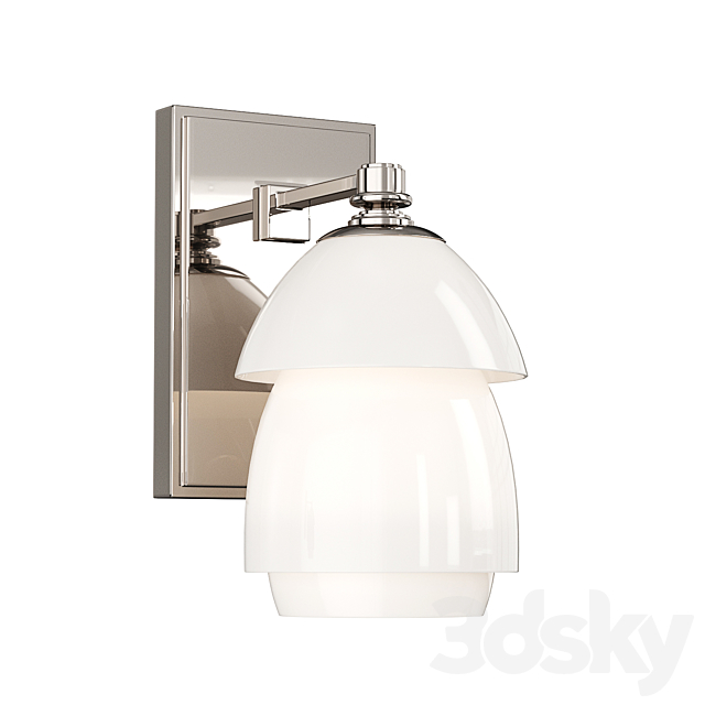 Wall lamp Whitman Small Sconce circalighting 3ds Max - thumbnail 3