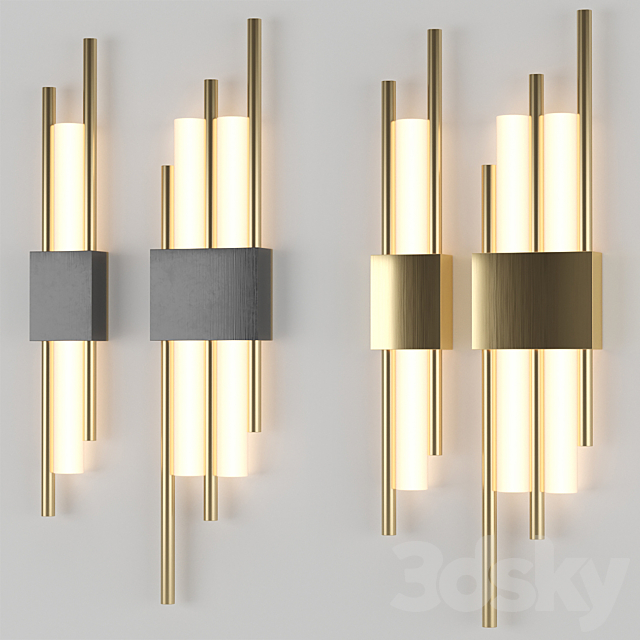 Wall lamp with Aliexpress 007 3ds Max - thumbnail 1