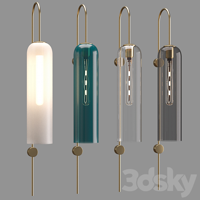 Wall lamp with Aliexpress 011 3DSMax File - thumbnail 1