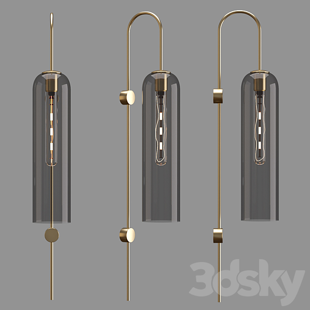 Wall lamp with Aliexpress 011 3DSMax File - thumbnail 2