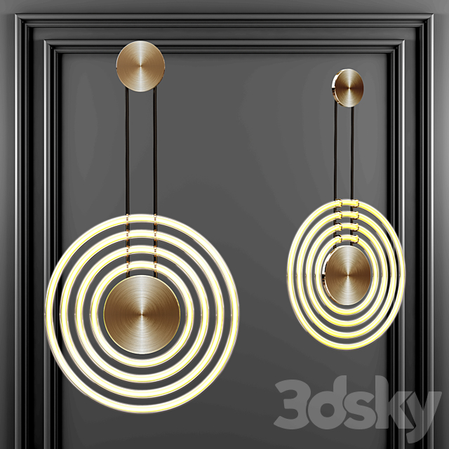 Wall lamp01 3DSMax File - thumbnail 1