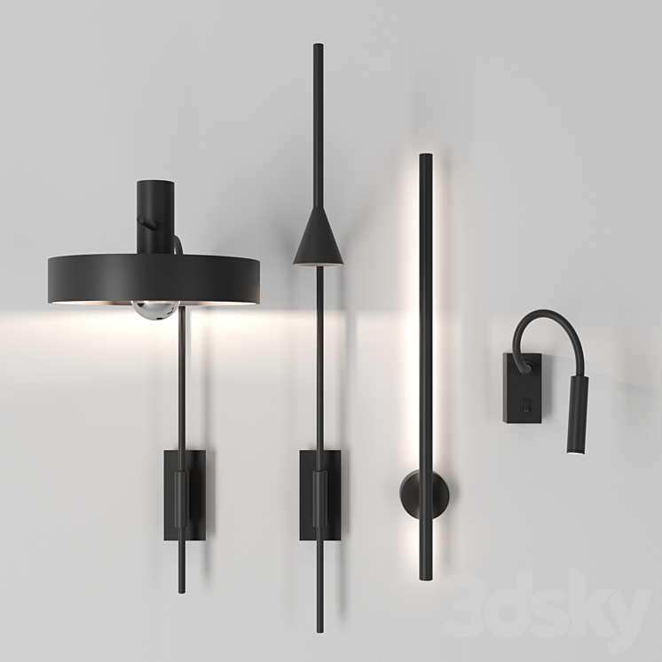 Wall lamps by galea home (A1227 A1151 A1273 A1274) 3DS Max - thumbnail 2