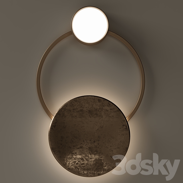 Wall-Light-01 3DS Max Model - thumbnail 3