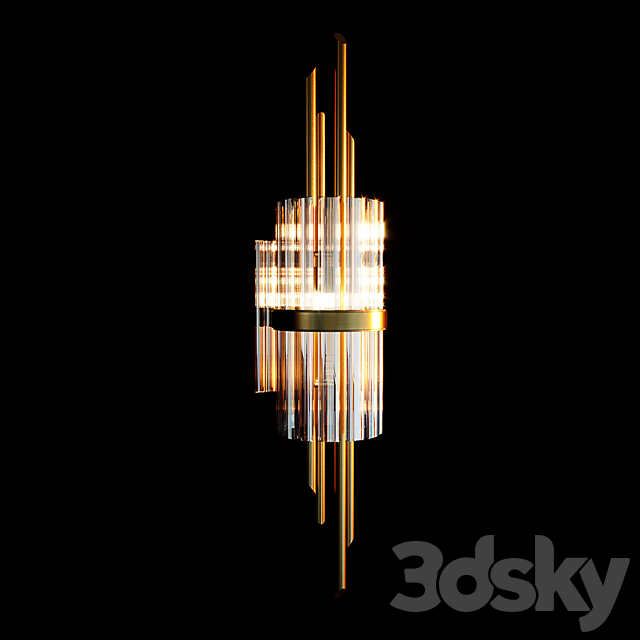 Wall light Corbett Symphony 3ds Max - thumbnail 1