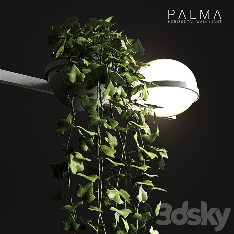 Wall light Vibia Palma 3702 3DS Max - thumbnail 2