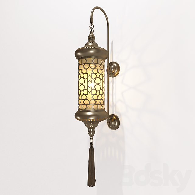 Wall light W_174BG 3ds Max - thumbnail 1