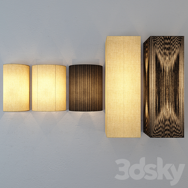 Wall lights 04 3DSMax File - thumbnail 3