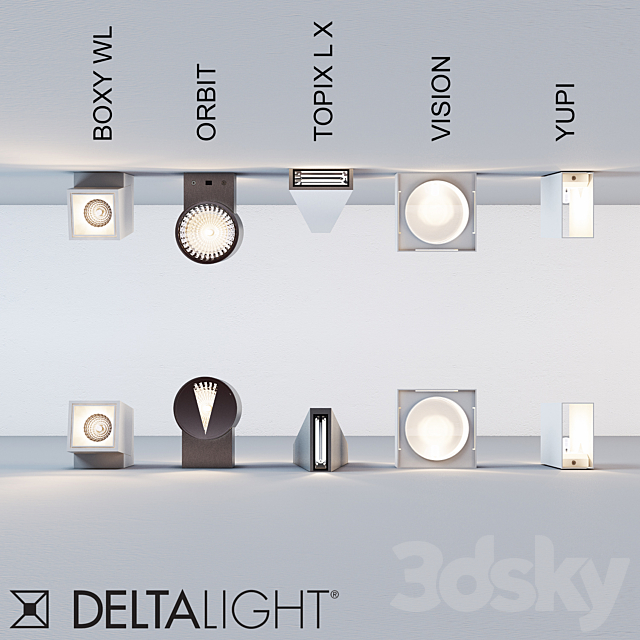 Wall lights 3 3DSMax File - thumbnail 1