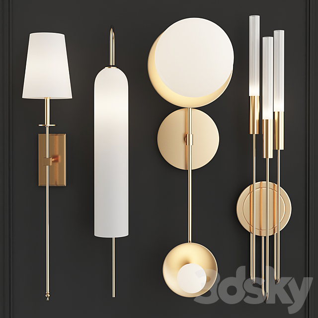 Wall Sconce Collections 3ds Max - thumbnail 1