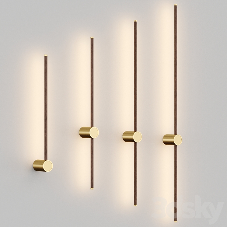 Wall sconce DUC Lampatron 3DS Max - thumbnail 1