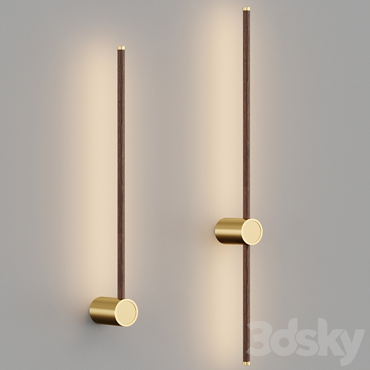 Wall sconce DUC Lampatron 3DS Max - thumbnail 2