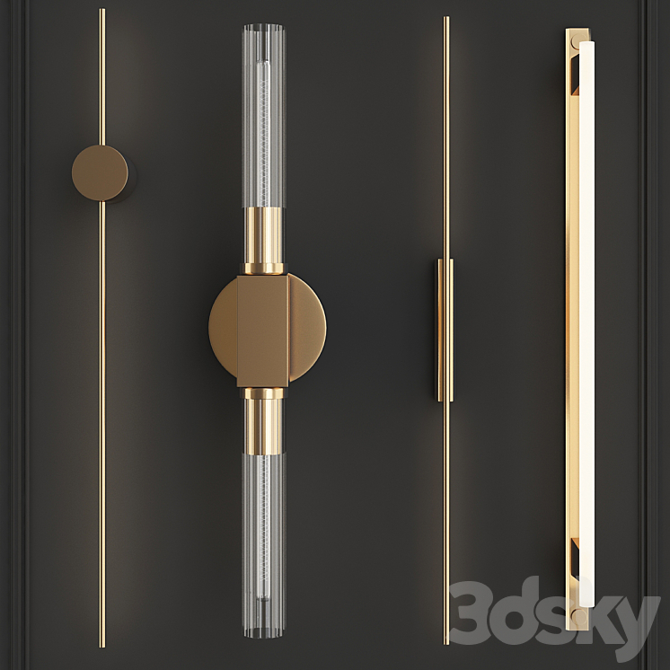 Wall Sconce LINK Collections 3DS Max - thumbnail 1