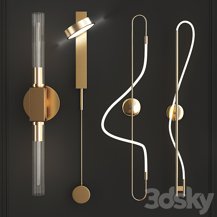 Wall Sconce Luke Collections 3DS Max - thumbnail 1