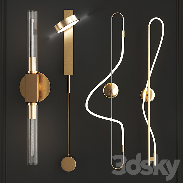 Wall Sconce Luke Collections 3DSMax File - thumbnail 1