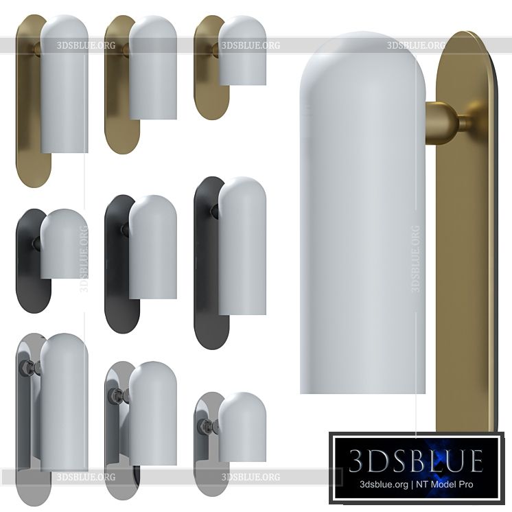 Wall sconces set ODYSSEY SCONCE by Schwung Home 3DS Max - thumbnail 3