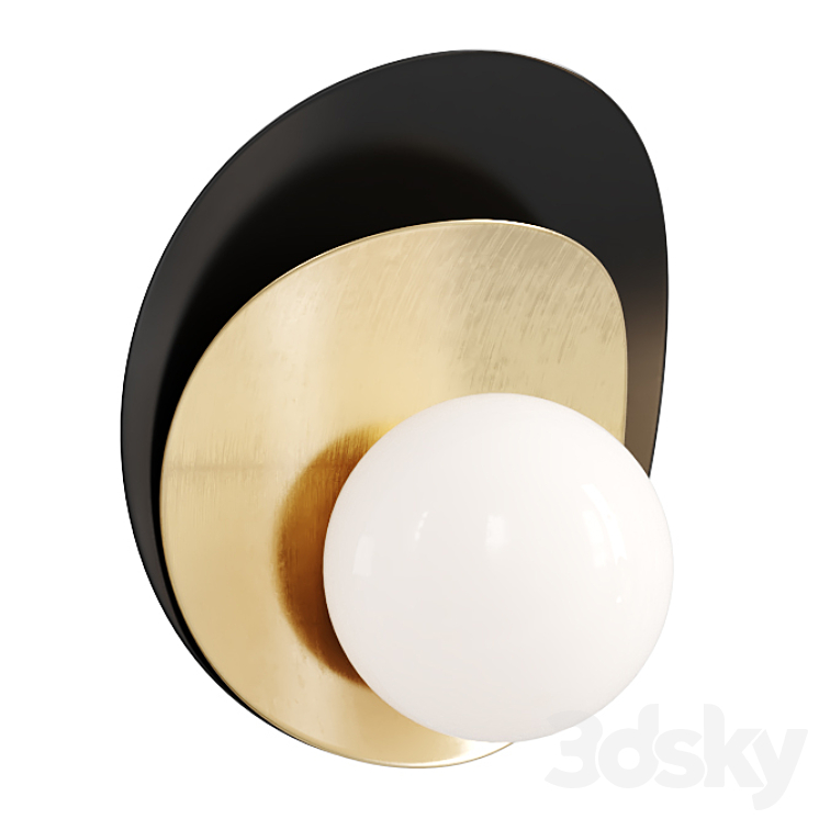 WEST ELM Olivia Sconce 3DS Max Model - thumbnail 1