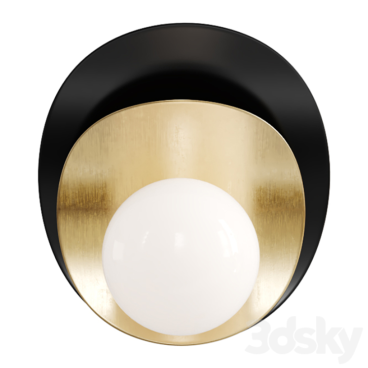 WEST ELM Olivia Sconce 3DS Max Model - thumbnail 2