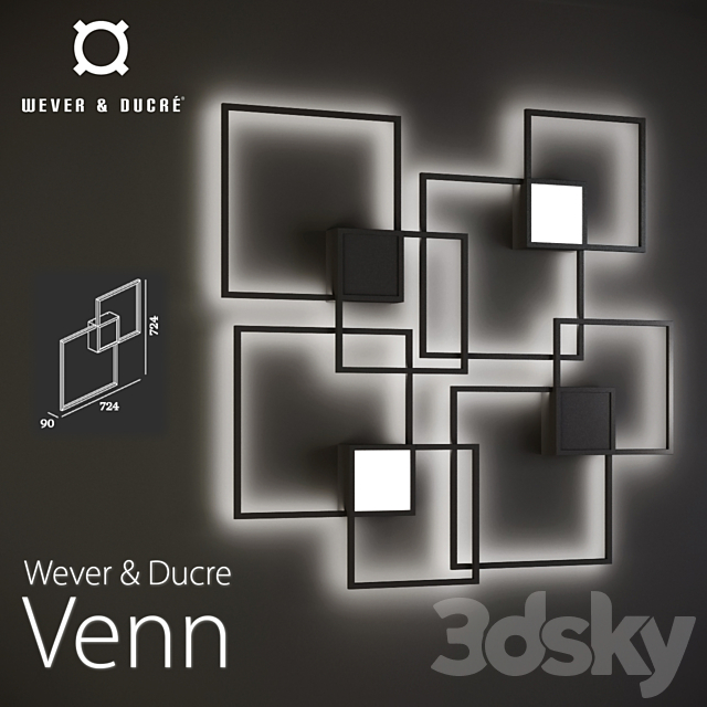 Wever & Ducre Venn 3DSMax File - thumbnail 1