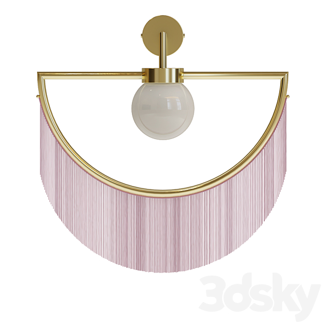 WINK Houtique wall light 3ds Max - thumbnail 3