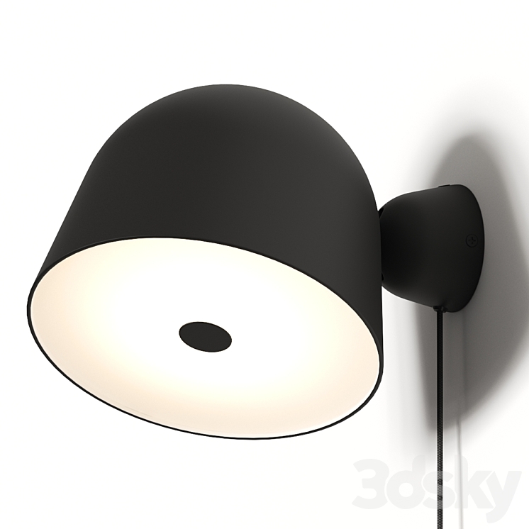 Woud Design Kuppi Plug-In Wall Sconce 3DS Max Model - thumbnail 1