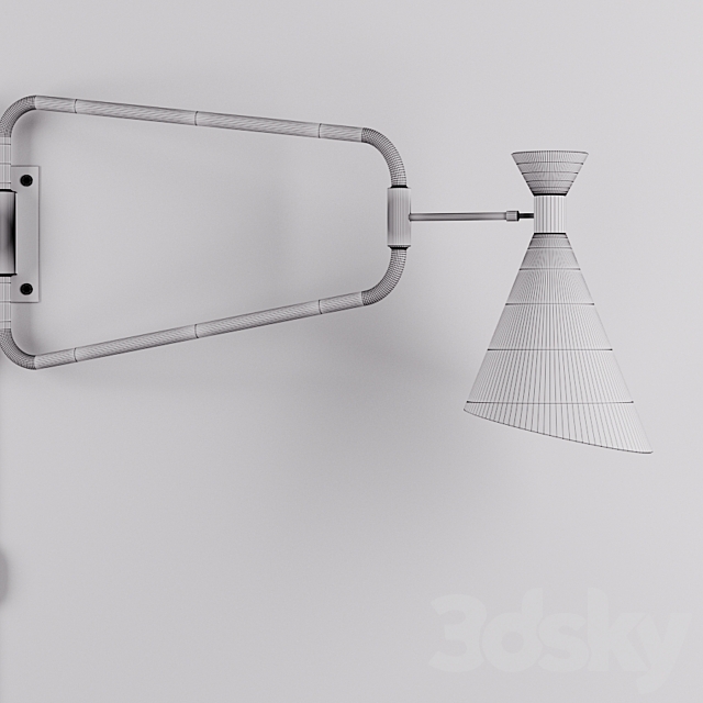 Zuiver Shady wall lamp 3ds Max - thumbnail 3