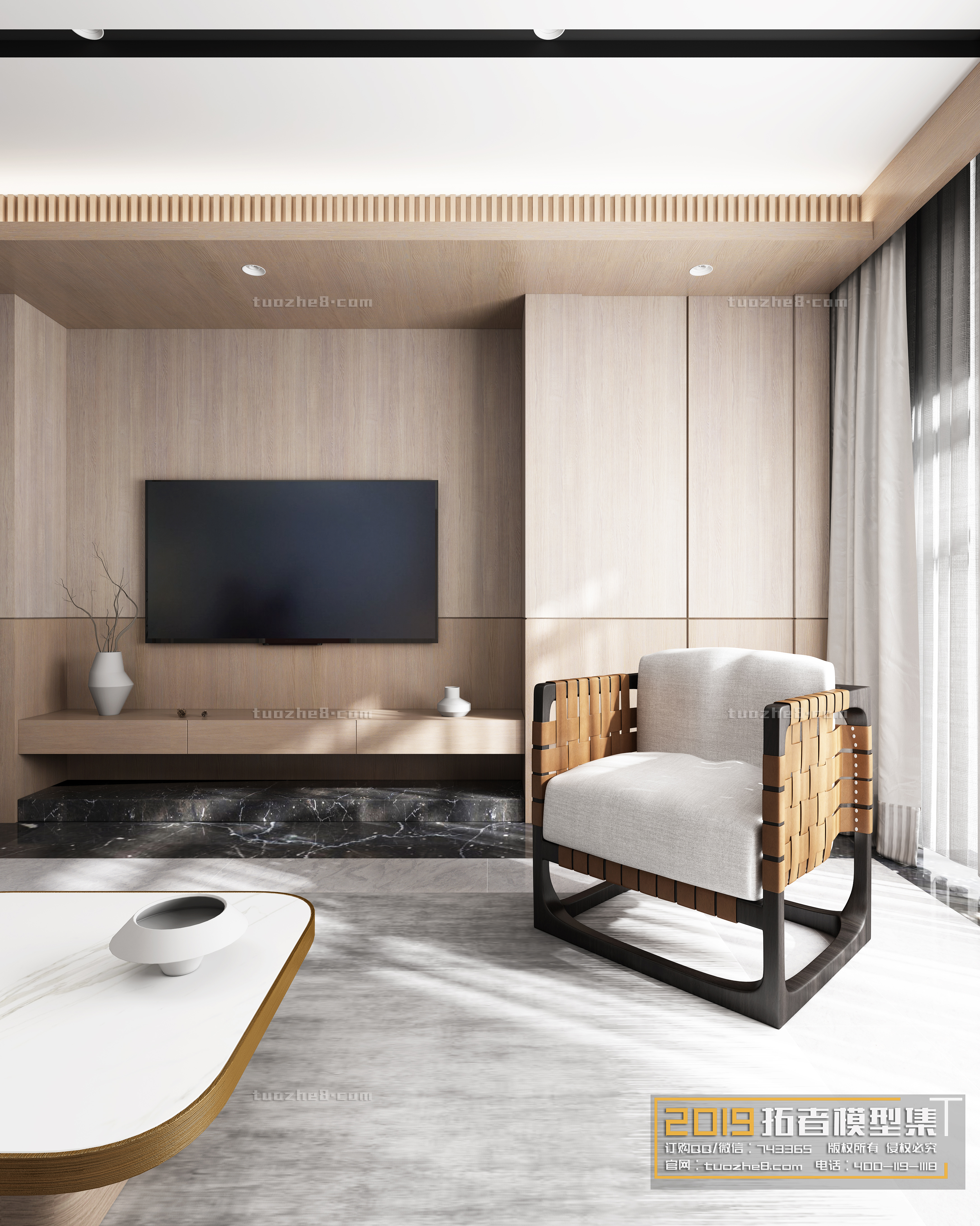 Extension Interior – LINGVING ROOM – CHINESE STYLES – 001 - thumbnail 1